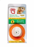 Gryzak Chewy Tubes Baby Q Gładki Pomarańczowy (Etap.1) - 2