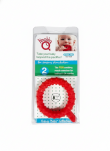 Gryzak Chewy Tubes Baby Q Czerwony z Wypustkami (Etap.2) - 2