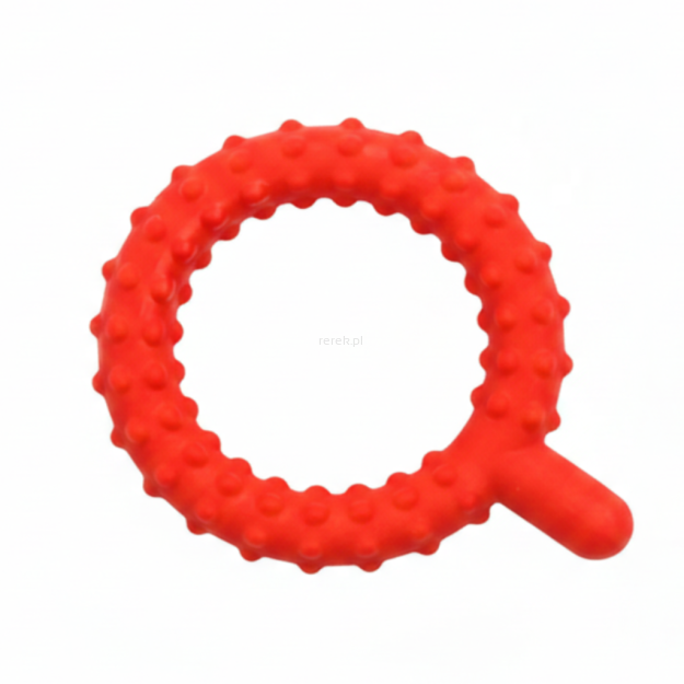 Gryzak Chewy Tubes Baby Q Czerwony z Wypustkami (Etap.2)