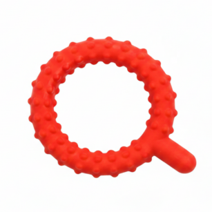 Gryzak Chewy Tubes Baby Q Czerwony z Wypustkami (Etap.2)