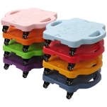 Deskorolka do terapii sensorycznej - Ruchowej Platforma z metalowymi kółkami - 2