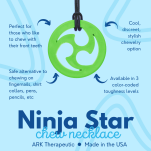 Gryzak Naszyjnik Ninja Star - 18