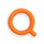 Gryzaki Chewy Tubes P & Q Gładkie Pomarańczowe 2szt (Etap.1) - 3