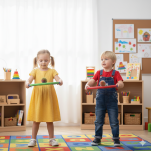 GRA Mini trampolina - łapacz piłek. 2szt - 7