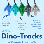 ARK DINO-TRACKS - Gryzak Naszyjnik w kształcie Łapy Dinozaura - 17