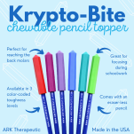 KRYPTO-BITE - Gryzak Kryształ - na kredkę lub ołówek - 15
