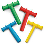 Gryzak Chewy Tubes  T- Zielony z Wypustkami - 3