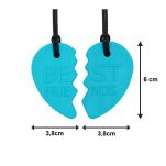 Gryzak naszyjnik dwuczęściowy w kształcie Serca - 10