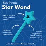 Gryzak Różdżka z gwiazdą, ARK Fairy Princess / Star WAND - 15