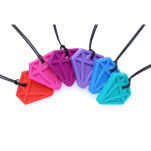 Gryzak naszyjnik w kształcie Diamentu - 9