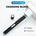 Latarka Laryngologiczna LED-USB - Metalowa ( dwa kolory światła )  - 7